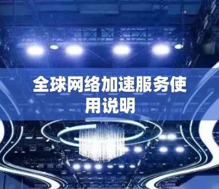 全球网络加速服务使用说明