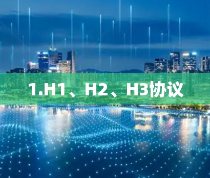 1.H1、H2、H3协议 1.H1、H2、H3协议