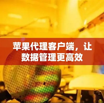 苹果代理客户端，让数据管理更高效