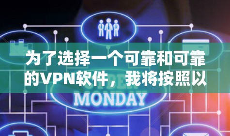 为了选择一个可靠和可靠的VPN软件,我将按照以下步骤进行分析和决策 为了选择一个可靠和可靠的VPN软件,我将按照以下步骤进行分析和决策